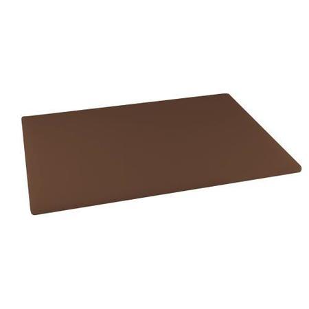 WINCO 15 in x 20 in x 1/2 in Brown Cutting Board CBBN-1520